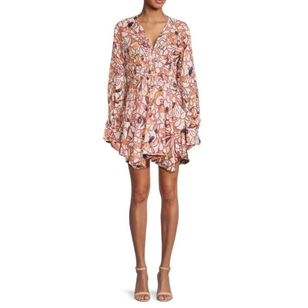 A.L.C. Salina Floral Linen Mini Dress NWT Size 4